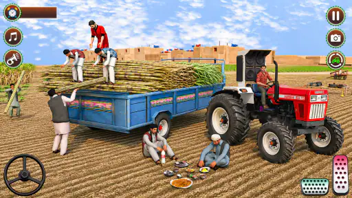 Real Indian Tractor: Farm Game screenshot