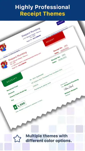 Receipt Maker - Sign & Send screenshot