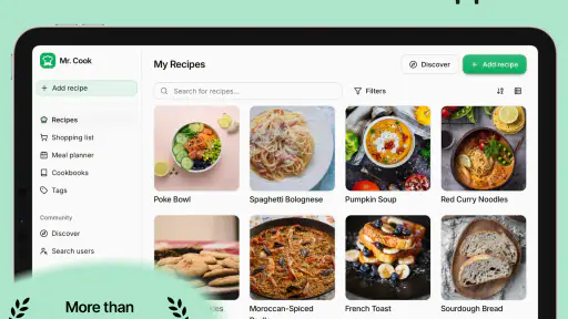 Recipe Keeper - Mr. Cook screenshot