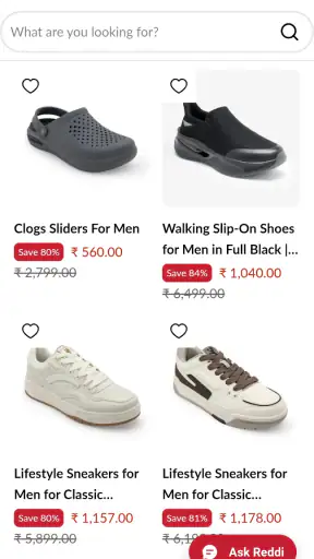 Redtape Online Shopping App screenshot