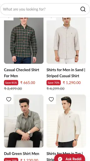 Redtape Online Shopping App screenshot
