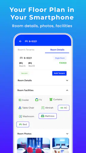 RentOk PG Hostel Flat Manager screenshot
