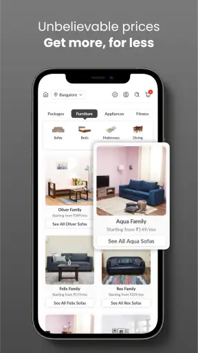 Rentomojo - Furniture on Rent screenshot
