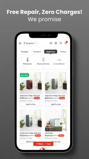 Rentomojo - Furniture on Rent screenshot