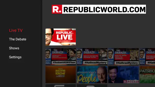 Republic TV - Live Breaking Ne screenshot