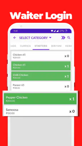 Restaurant Billing POS KOT KDS screenshot