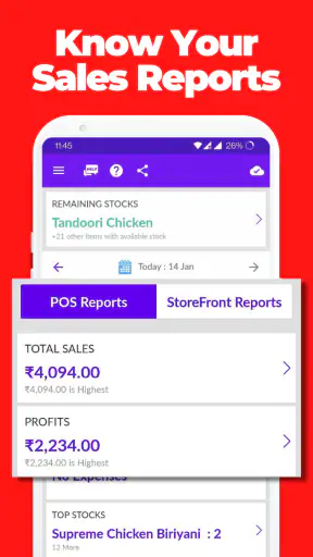 Restaurant Billing POS KOT KDS screenshot