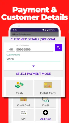 Restaurant Billing POS KOT KDS screenshot