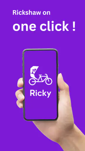 Ricky- Doorstep Rickshaw App screenshot