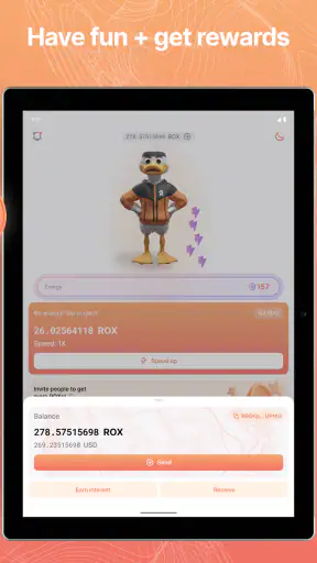Robox Duck — Tap & Earn screenshot
