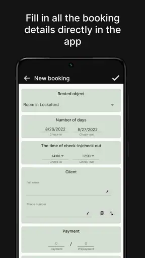 RoomBooking: Rental Calendar screenshot