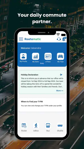 Routematic screenshot