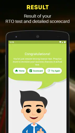 RTO Exam: Driving Licence Test screenshot