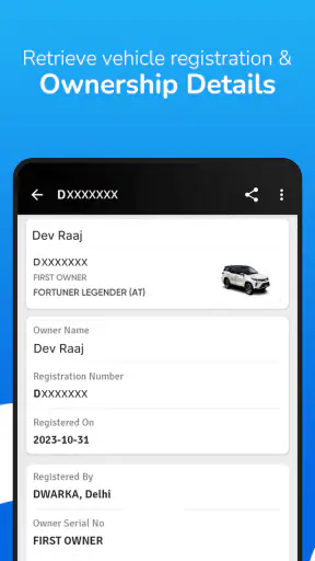 RTO Vehicle Info App, Challan screenshot