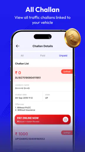 RTO Vehicle Info - VahanGo screenshot