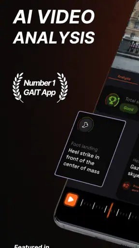 Running & gait analysis - Ochy screenshot