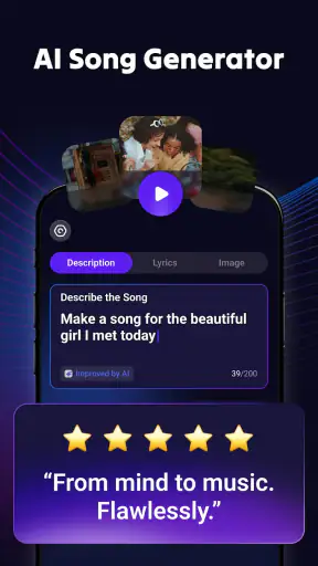 Rythmix: AI Music & Song Maker screenshot