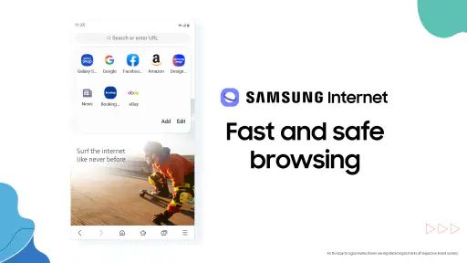 Samsung Browser screenshot