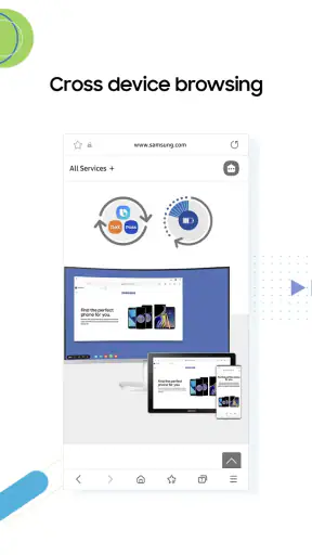 Samsung Browser screenshot