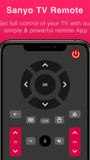 Sanyo TV Remote Control screenshot