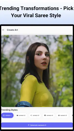 Sareeai - AI Saree Trend screenshot