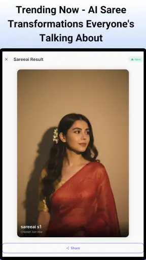 Sareeai - AI Saree Trend screenshot