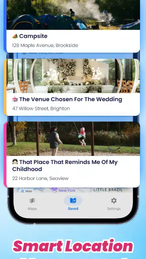 Save Location & Address Save screenshot