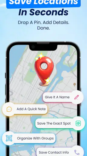 Save Location & Address Save screenshot
