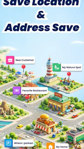 Save Location & Address Save screenshot