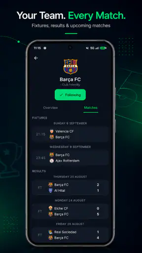 Scoora: Live Football Scores screenshot