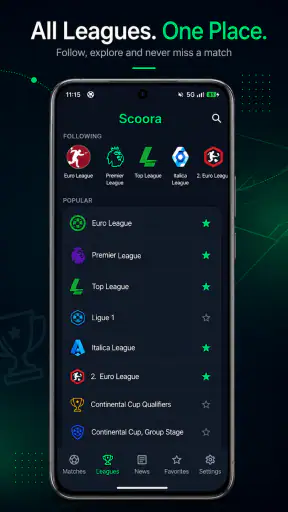 Scoora: Live Football Scores screenshot