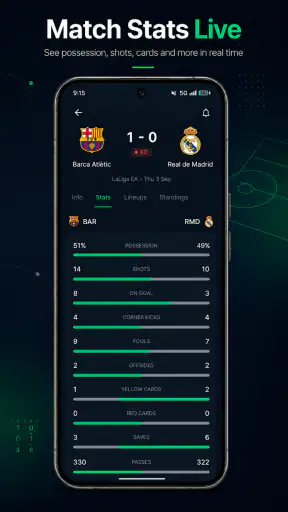 Scoora: Live Football Scores screenshot