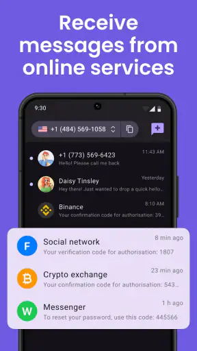 Second Phone Number App: eSIM screenshot