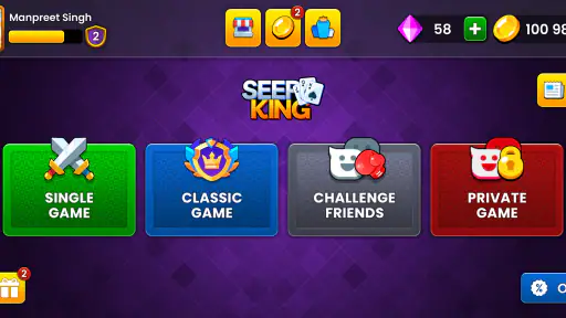 Seep King - Online Card Game screenshot