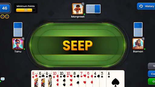 Seep King - Online Card Game screenshot