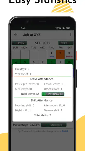 Self Attendance screenshot