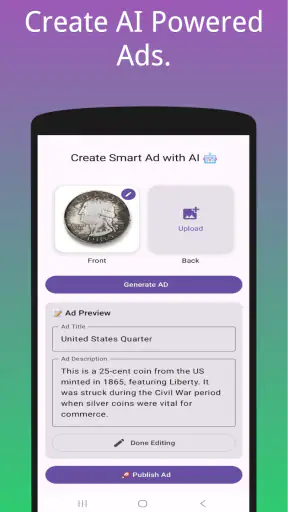 Sell old coins online screenshot