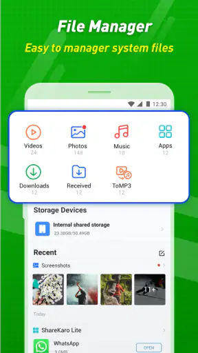 ShareKaro Lite: File Share App screenshot