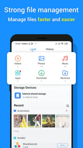 ShareKaro:फाइल शेयर और मैनेजर screenshot
