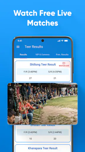 Shillong Teer Results screenshot