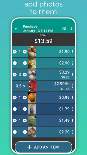 Shopping Calculator screenshot