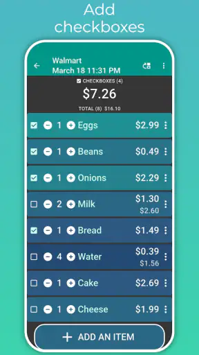 Shopping Calculator screenshot
