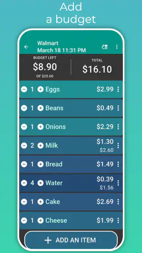 Shopping Calculator screenshot
