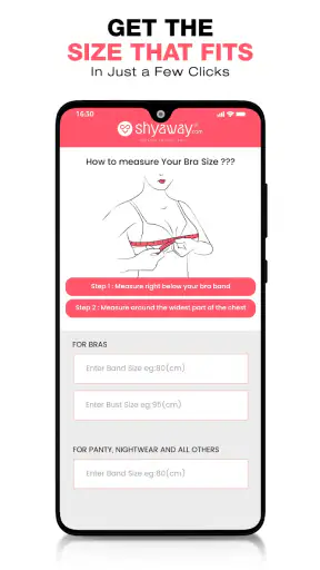 Shyaway: Lingerie Shopping App screenshot