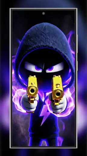 Silly Smile Gun Live Wallpaper screenshot