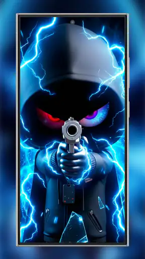 Silly Smile Gun Live Wallpaper screenshot
