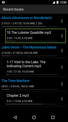 Simple Audiobook Player + screenshot