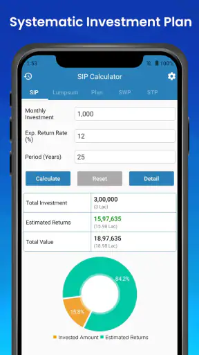 SIP Calculator screenshot