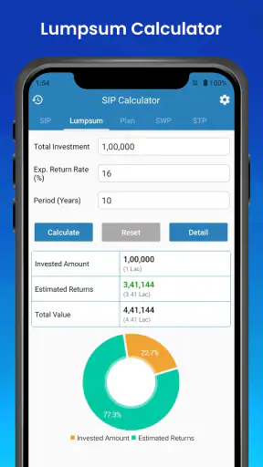 SIP Calculator screenshot