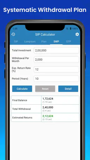 SIP Calculator screenshot